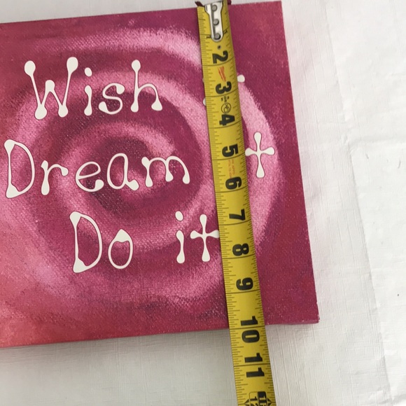 Wish It Dream It Do It Sign Wall Art Decoration - Picture 8 of 9